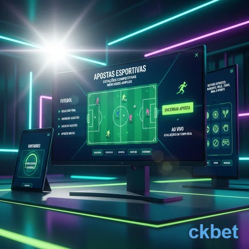 ckbet apresenta interface de apostas esportivas em dispositivos.