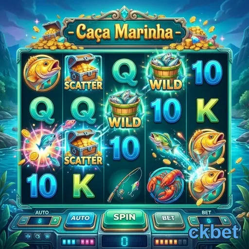 Jogo de slot 'Caça Marinha' no site ckbet.