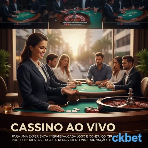 Crupiê no cassino ao vivo da ckbet durante jogo de mesa.