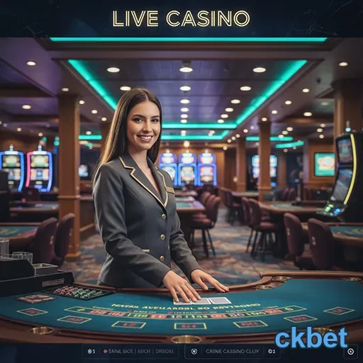 Serviço VIP da ckbet com dealer em cassino ao vivo.