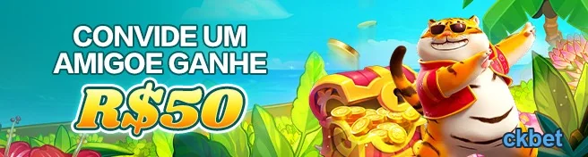 Imagem da promoção do ckbet para convidar amigos.