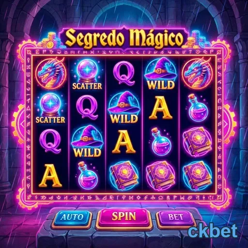 Interface do jogo Segredo Mágico no aplicativo ckbet.