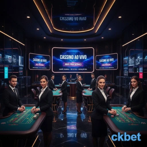Ambiente de cassino ao vivo da ckbet com dealers profissionais.
