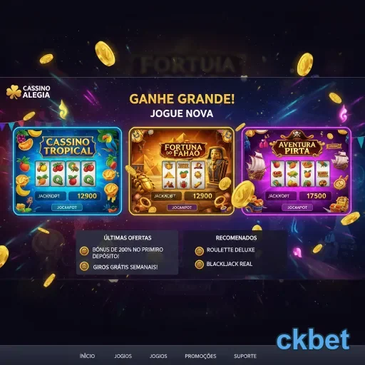Interface de jogos VIP na ckbet com jackpots variados.