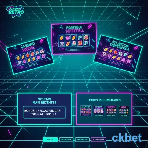 ckbet exibe slots com bônus atrativos em visual moderno.
