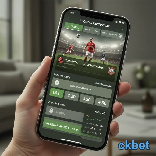 Acesso rápido ao app da ckbet com opções de apostas ao vivo.