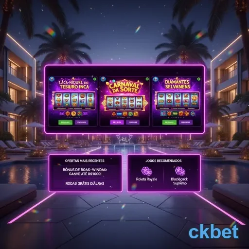 ckbet exibe slots populares como Carnaval da Sorte e Tesouro Inca.