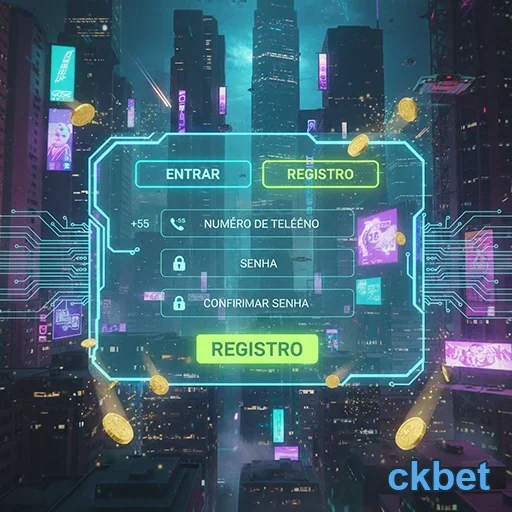 ckbet interface moderna para registro de jogadores online.